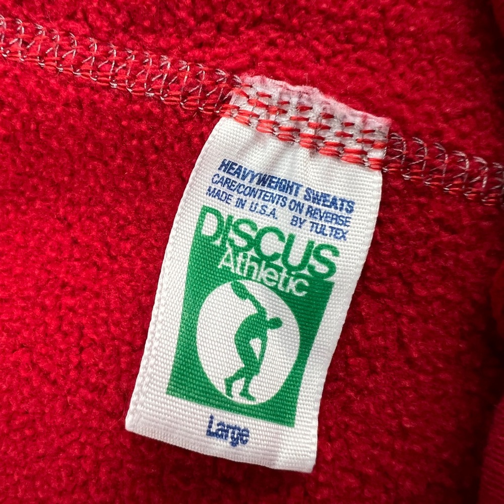 Vintage 90s Discus Athletic Sweatpants Men Large Red Warriors USA Gym Training - Picture 3 of 6